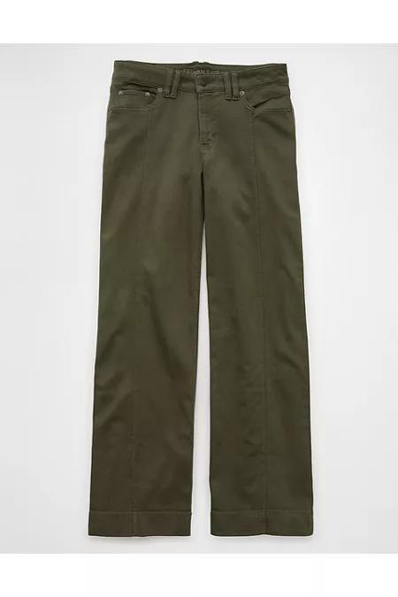AE Dreamy Drape Stretch Low-Rise Baggy Wide-Leg Pant Women's Product Image