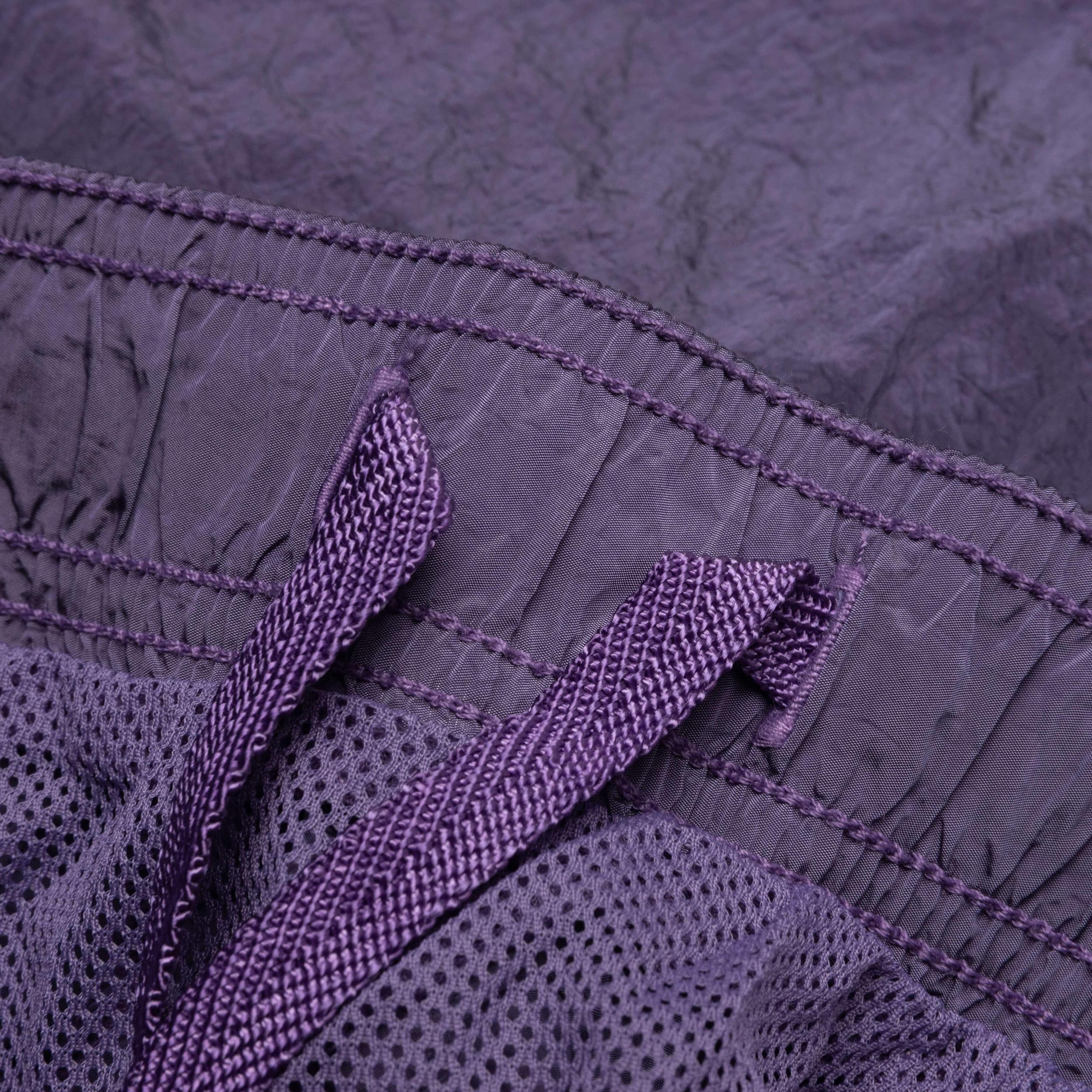 Nylon Metal Regular Fit Shorts - Lavender Male Product Image