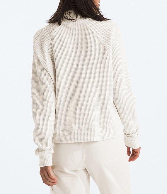 The North Face Chabot Thermal Knit Mock Neck Raglan Sleeve Pullover Product Image