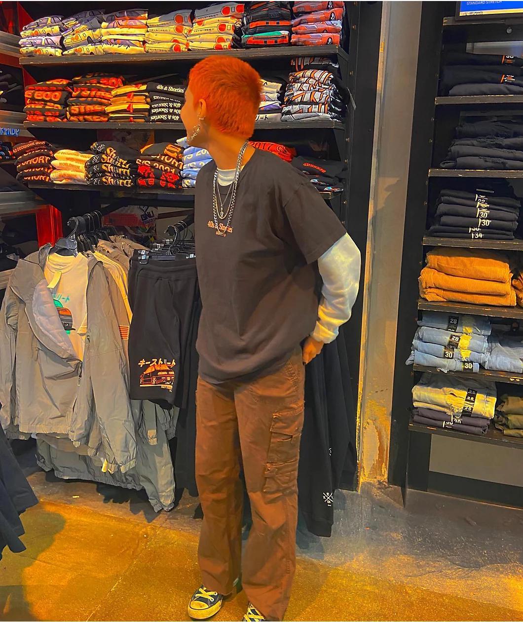 40s & Shorties General Logo Brown T-Shirt Product Image