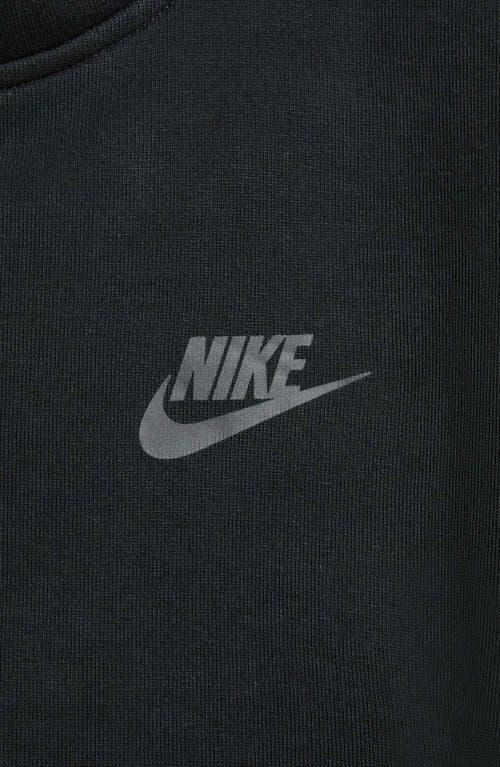 Nike Kids' Sportswear Tech Fleece Oversize Hoodie in Black/Black at Nordstrom, Size Xl Product Image