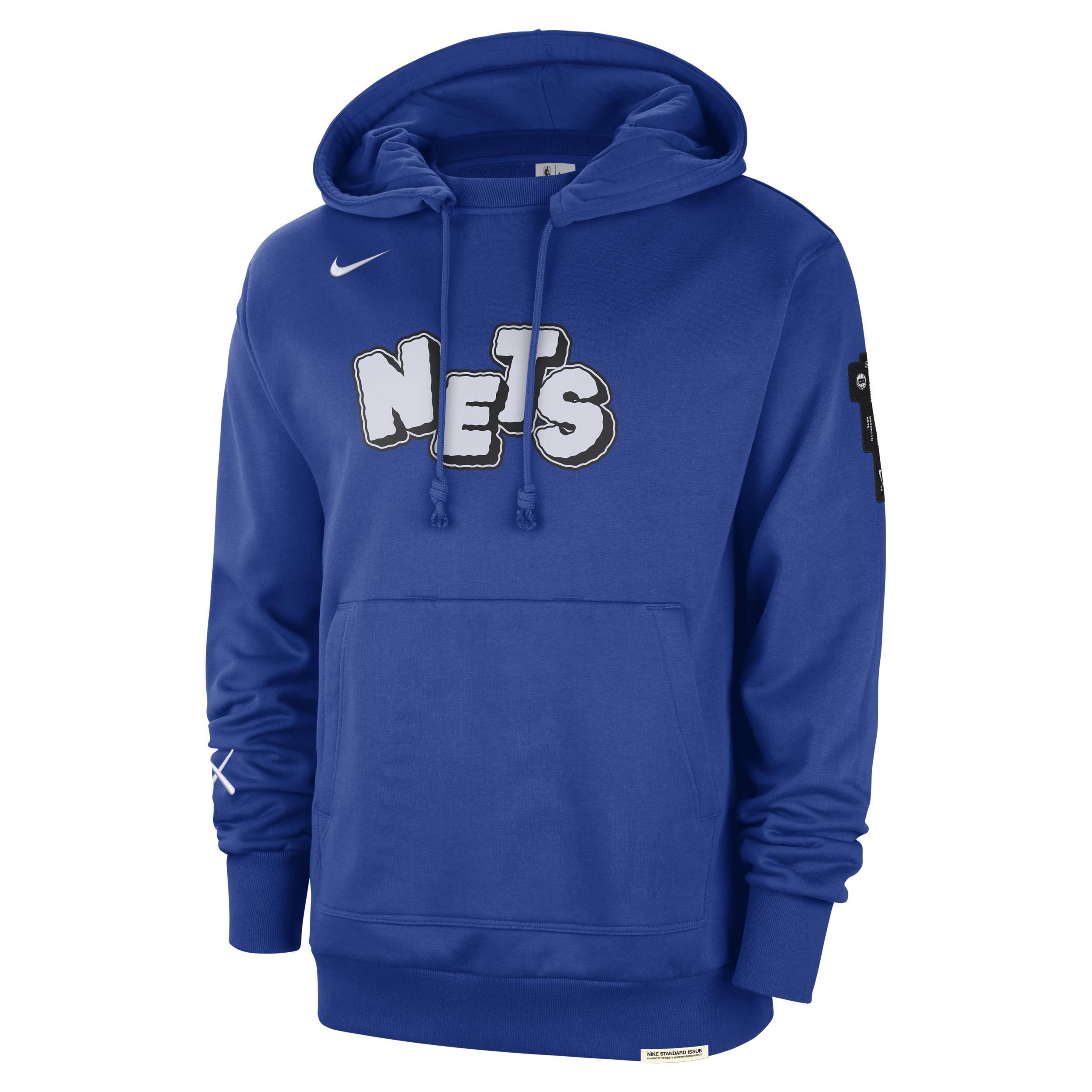 Brooklyn Nets Standard Issue 2023/24 City Edition Men's Nike NBA Courtside Hoodie Product Image