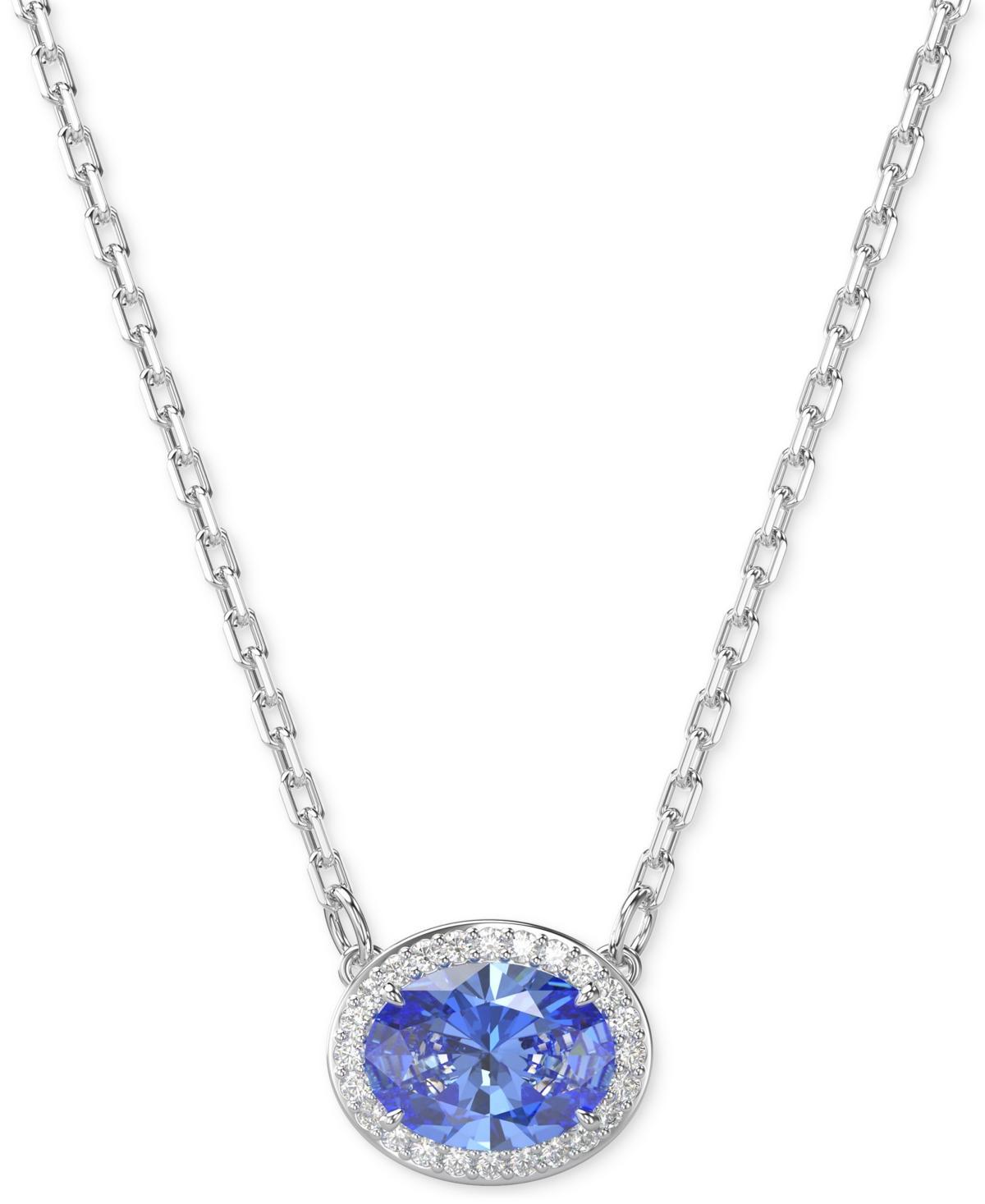 Swarovski Constella Oval Cut Short Crystal Pendant Necklace Product Image