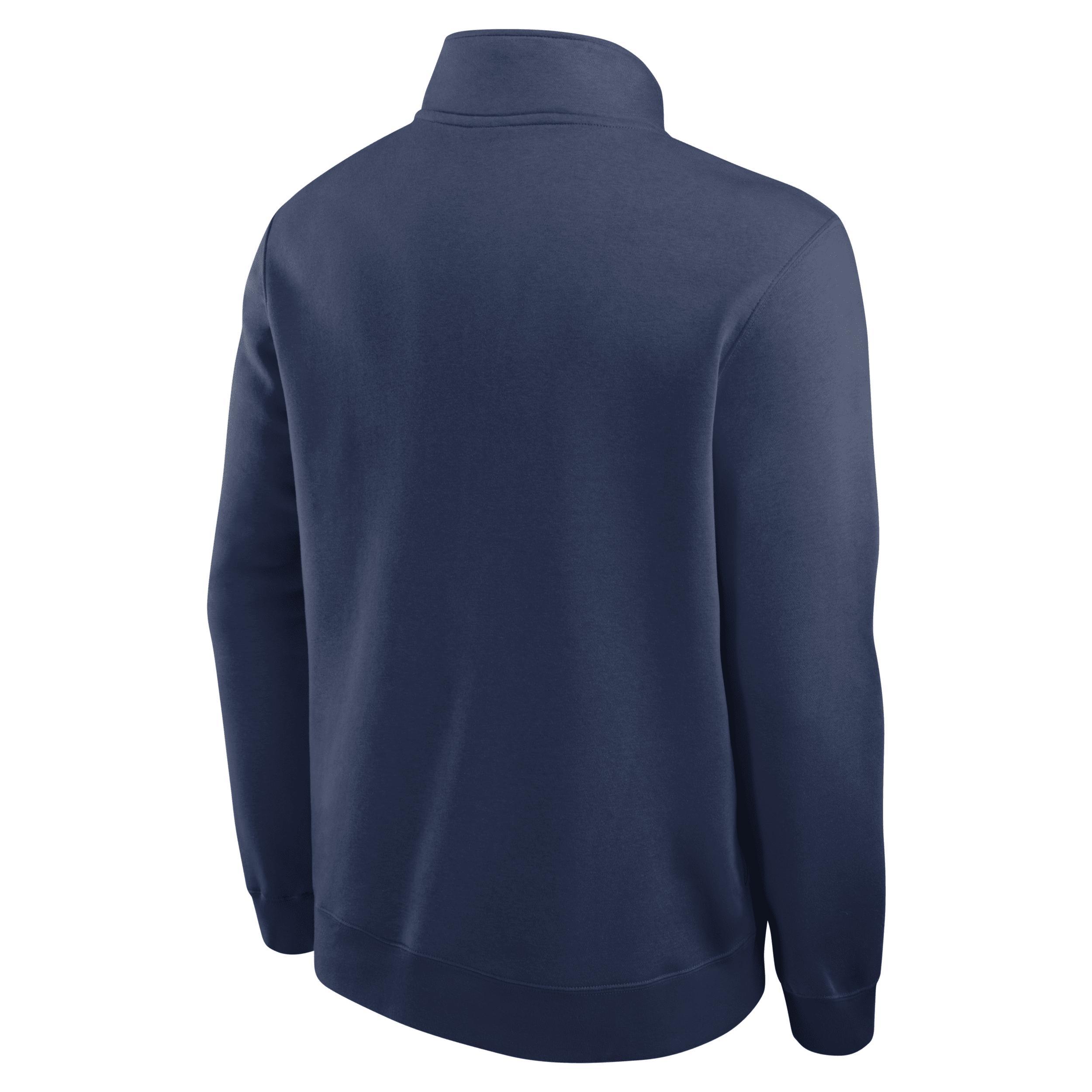 Chicago Cubs Cooperstown Nike Men's MLB 1/2-Zip Crew Product Image
