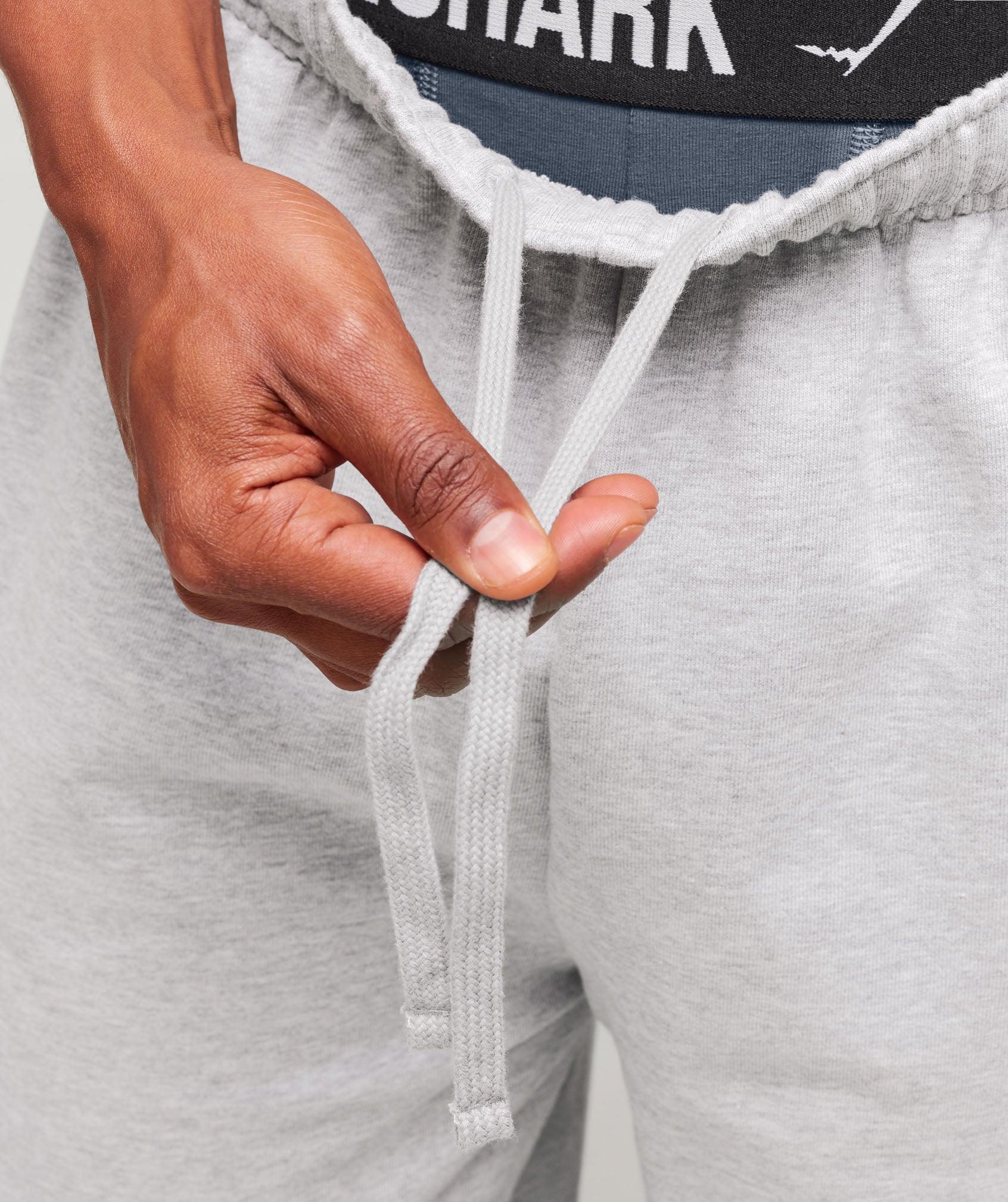 Gymshark Rest Day Essentials Straight Leg Joggers - Light Grey Marl Male Product Image
