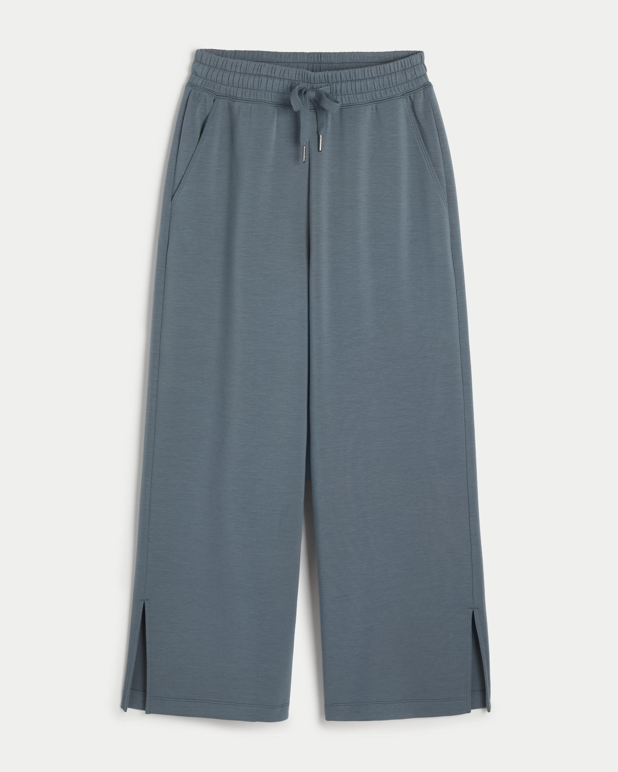 Gilly Hicks Active Cooldown Crop Wide-Leg Pants Product Image