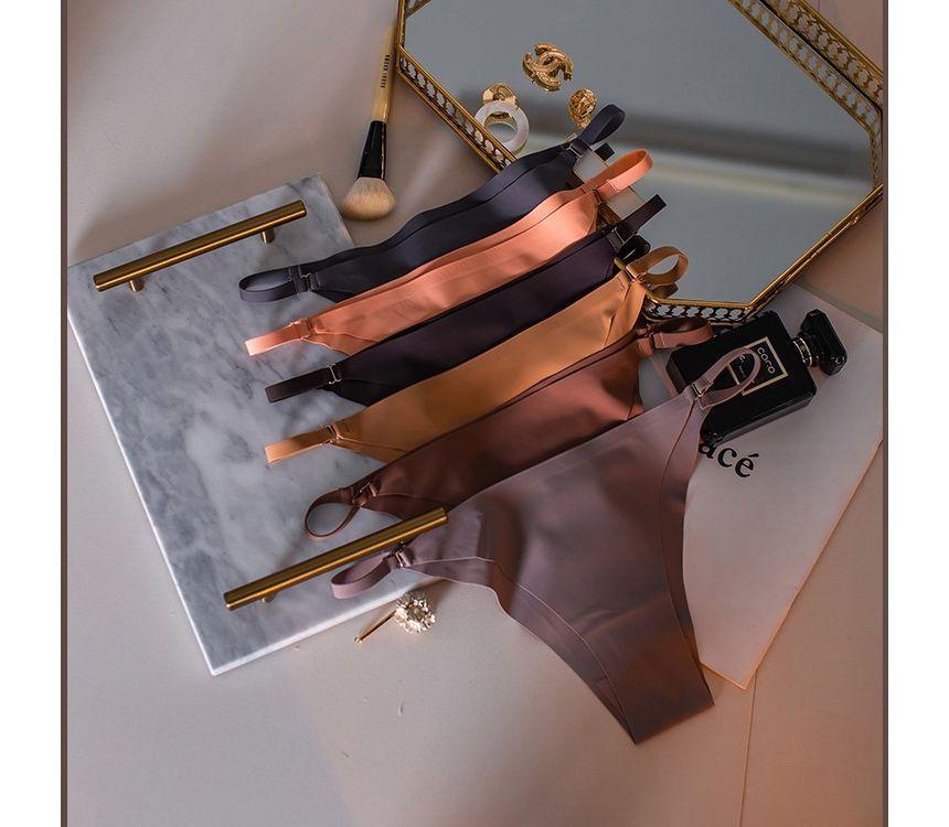 Plain Seamless Bikini Panties Product Image
