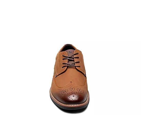 Nunn Bush® Centro Flex Men's Wingtip Toe Oxford Dress Shoes, Size: 9.5, Brown Product Image
