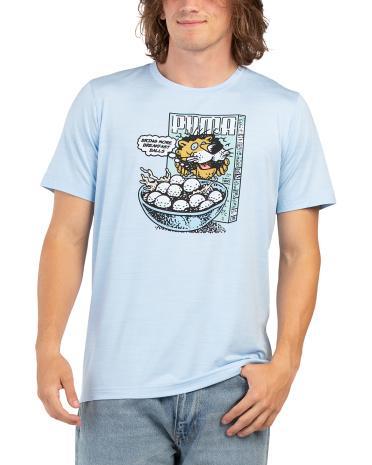 Cloudspun Breakfast Ball T-Shirt for Men | Polyester/Elastane Product Image