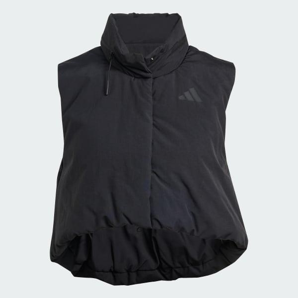 adidas City Escape Cropped Vest Wonder Silver L Womens Product Image
