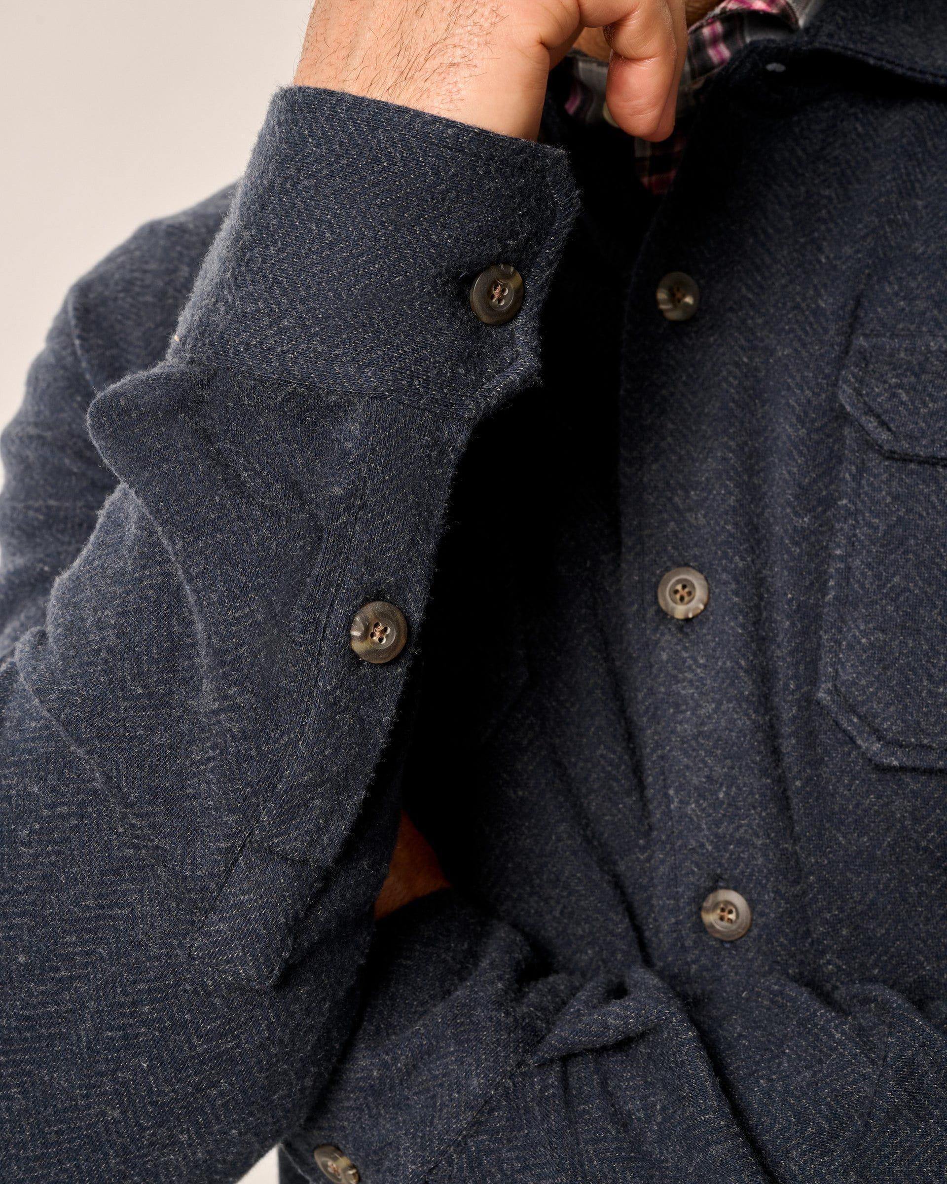 Briggs Stretch Knit Flannel Lodge Shirt Male Product Image