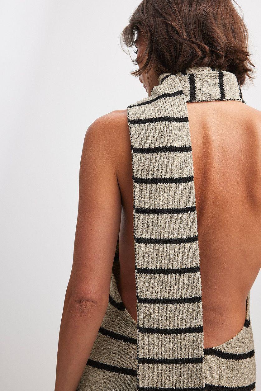 Knitted Maxi Scarf Dress Product Image