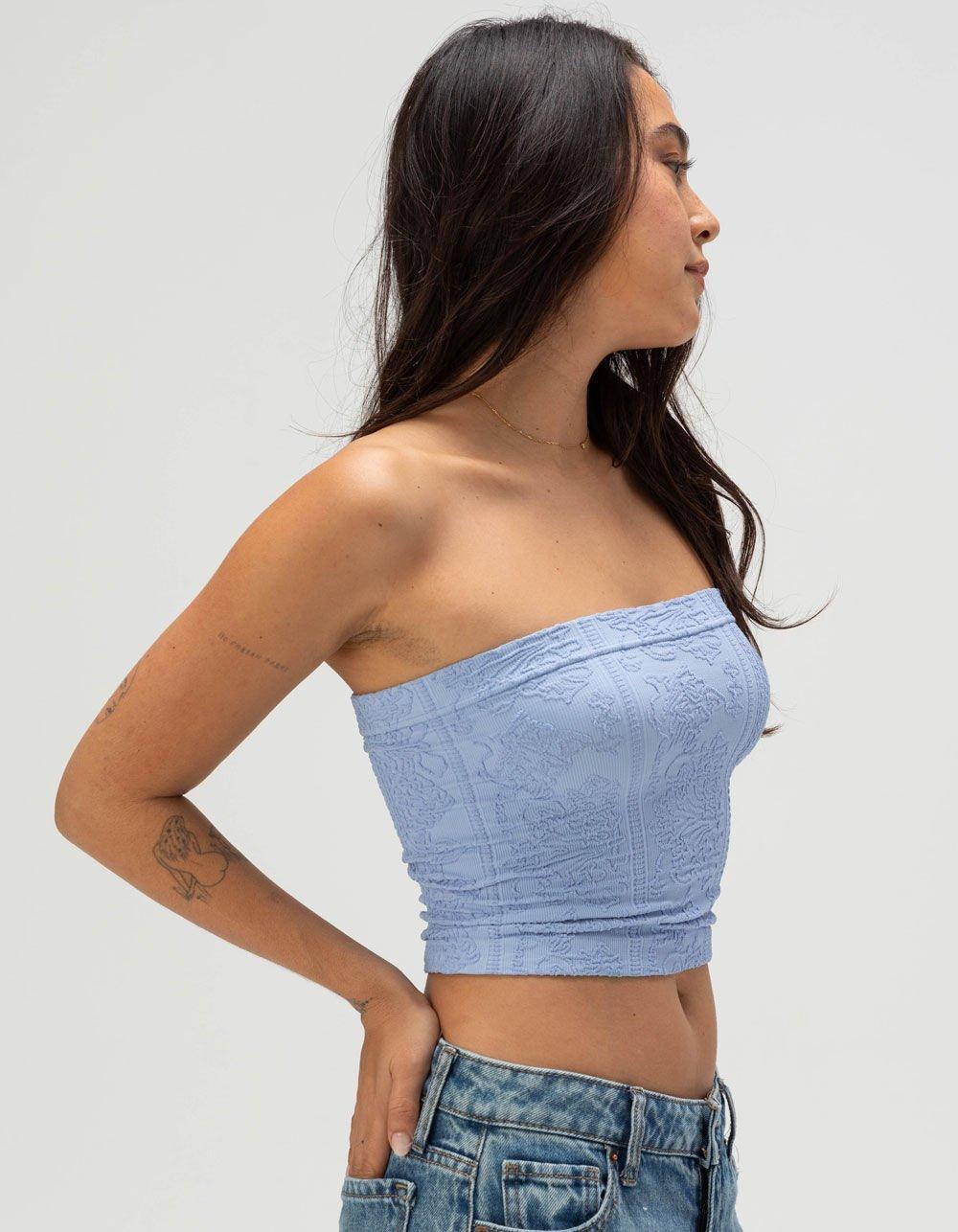 FULL TILT Tapestry Texture Womens Tube Top Product Image