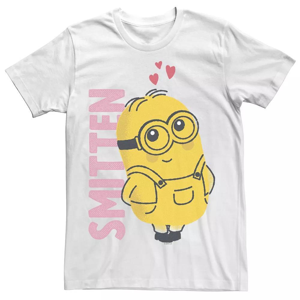 Men's Minions Smitten Cute Portrait Tee, Size: Large, White Product Image