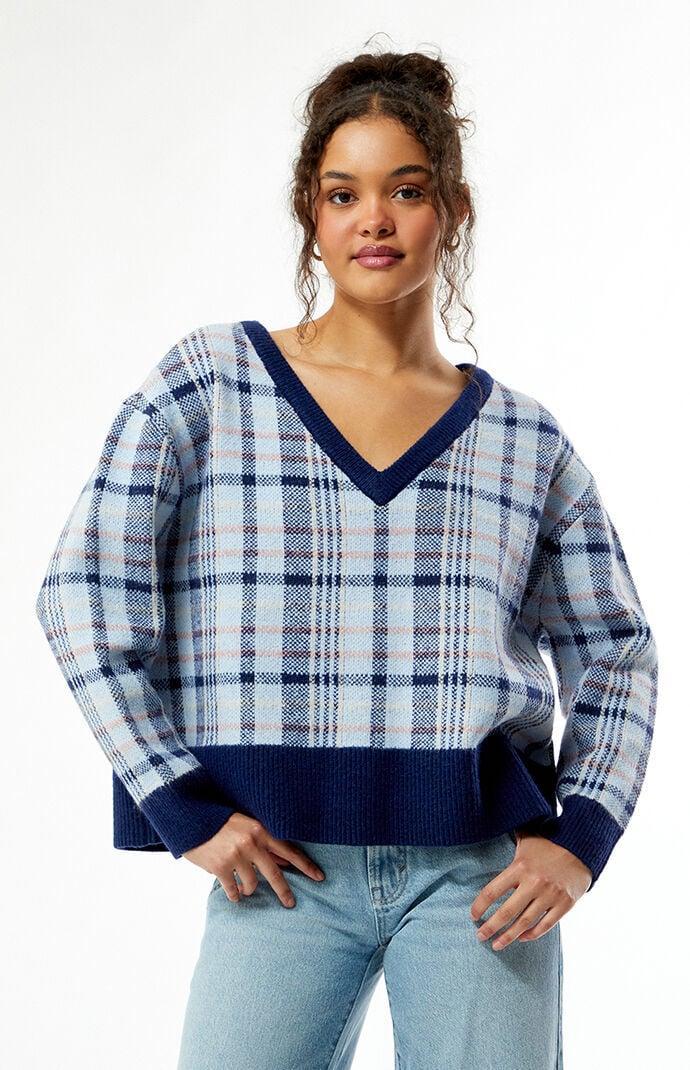 Eliza V-Neck Pullover Sweater Product Image