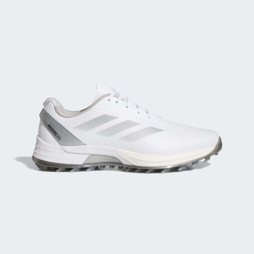 adidas Adizero ZG Spikeless Golf Shoes Cloud White 7 Mens Product Image