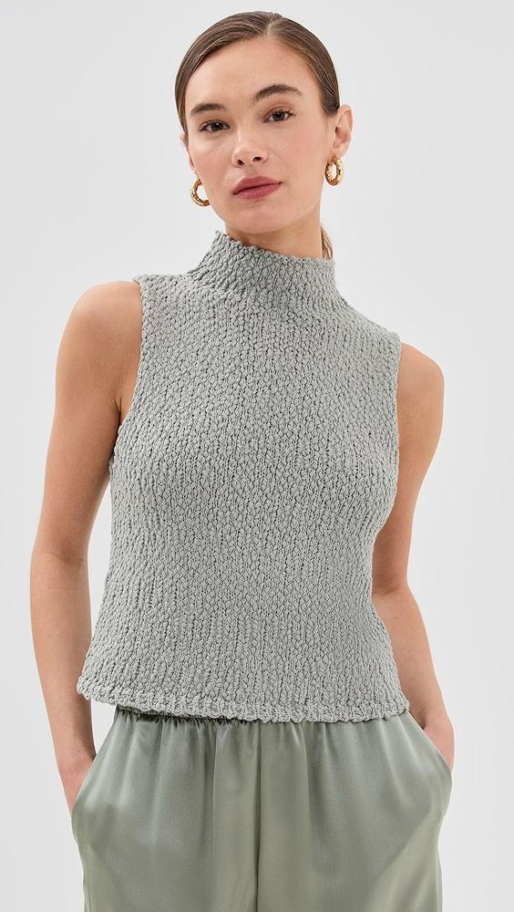 Sablyn Atticus Roll Neck Cropped Tank | Shopbop Product Image