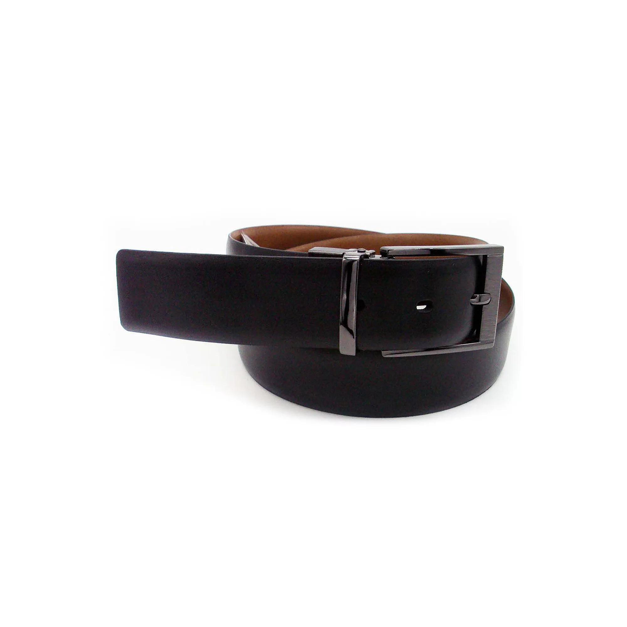 Men's Sonoma Goods For Life® Scratch Reversible Leather Belt, Size: Small, Black Product Image