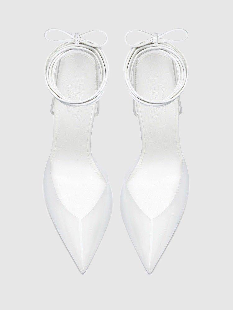 The Luisa Lace Up - Blanc Product Image
