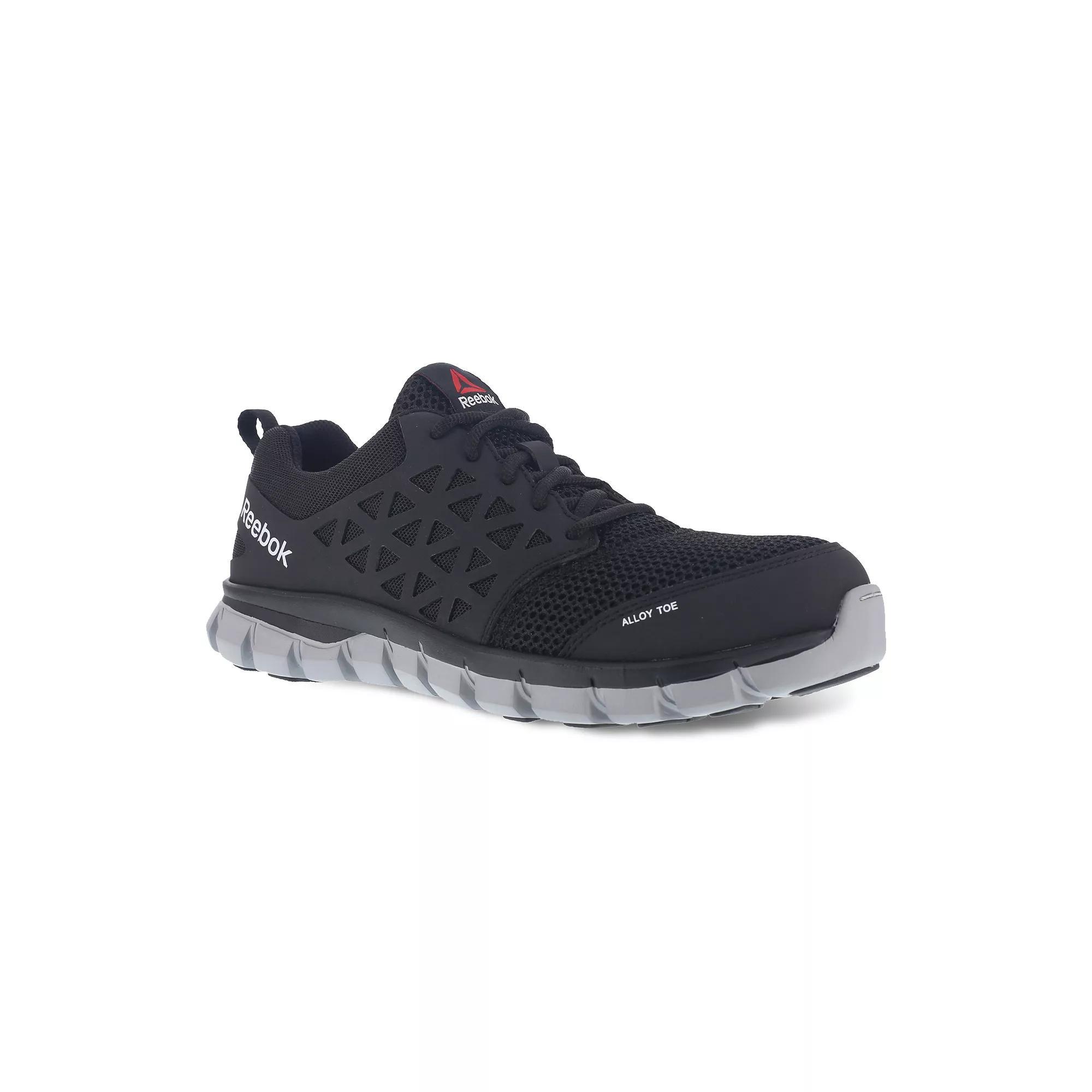 Reebok Sublite Cushion Work Mens EH Alloy Toe Sneakers Product Image