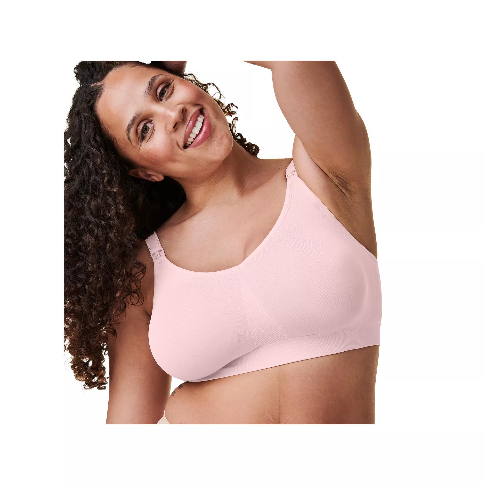 Bravado! Designs Women's Body Silk Seamless Nursing Bra - Antique White XL: Medium Support, Wireless, Adjustable Product Image