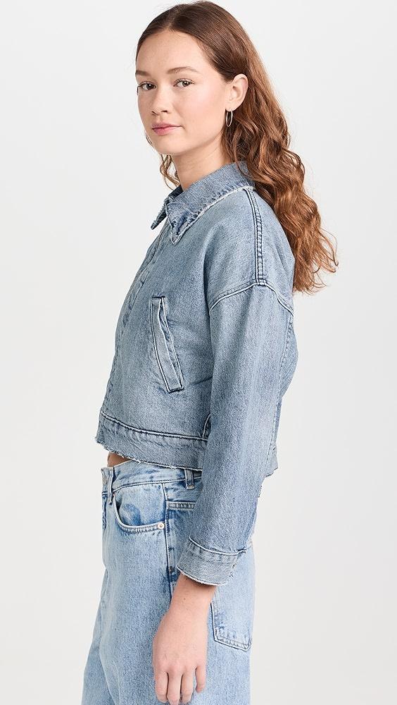 NSF Conway Zip Denim Jacket | Shopbop Product Image