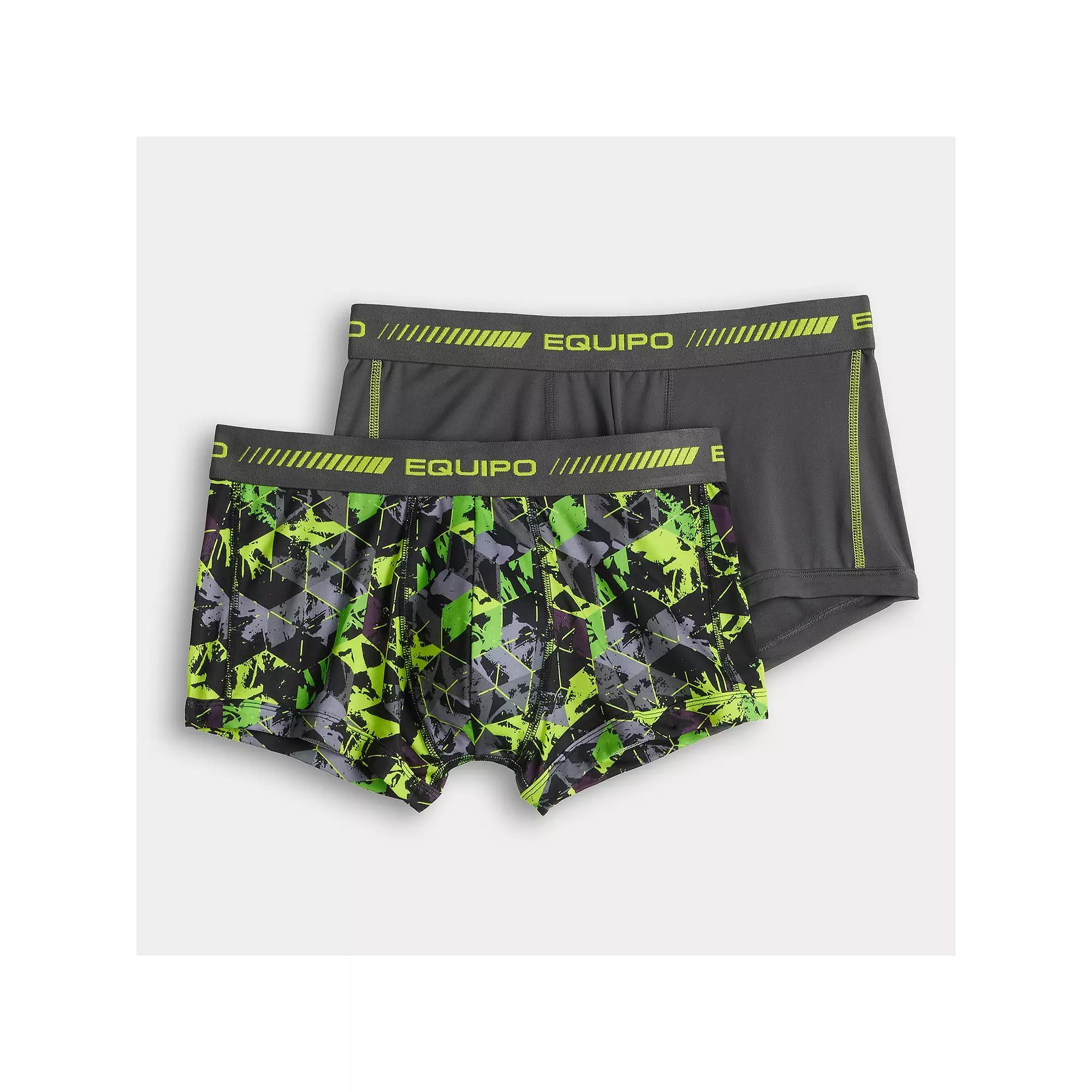 Mens Equipo 2-pack Microfiber Trunks Grey Product Image