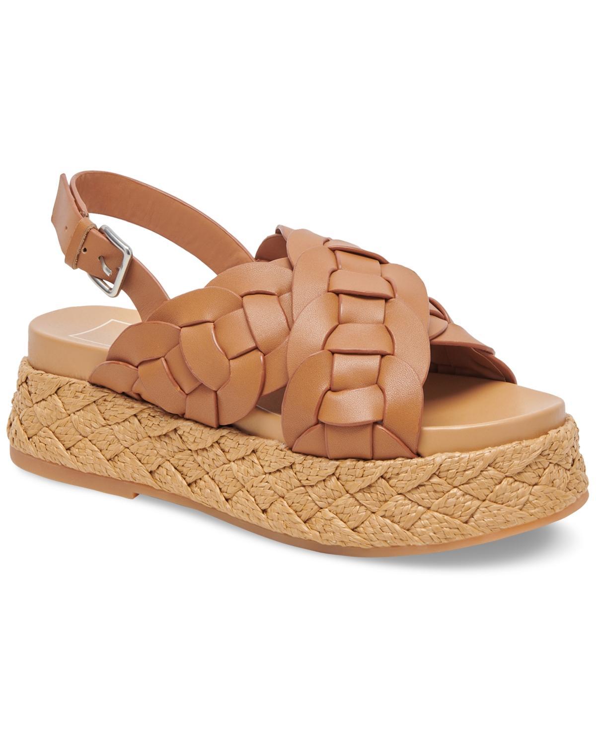 Dolce Vita Winder (Camel Suede) Women's Sandals Product Image