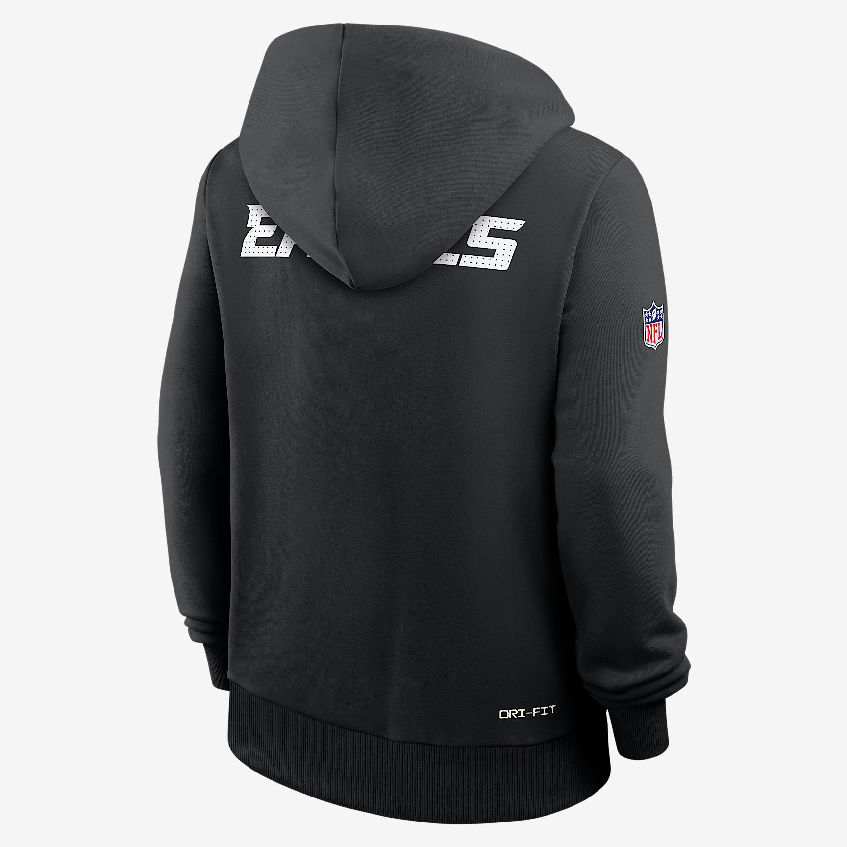 Philadelphia Eagles Sideline Nike Women's Dri-FIT NFL Pullover Hoodie Product Image