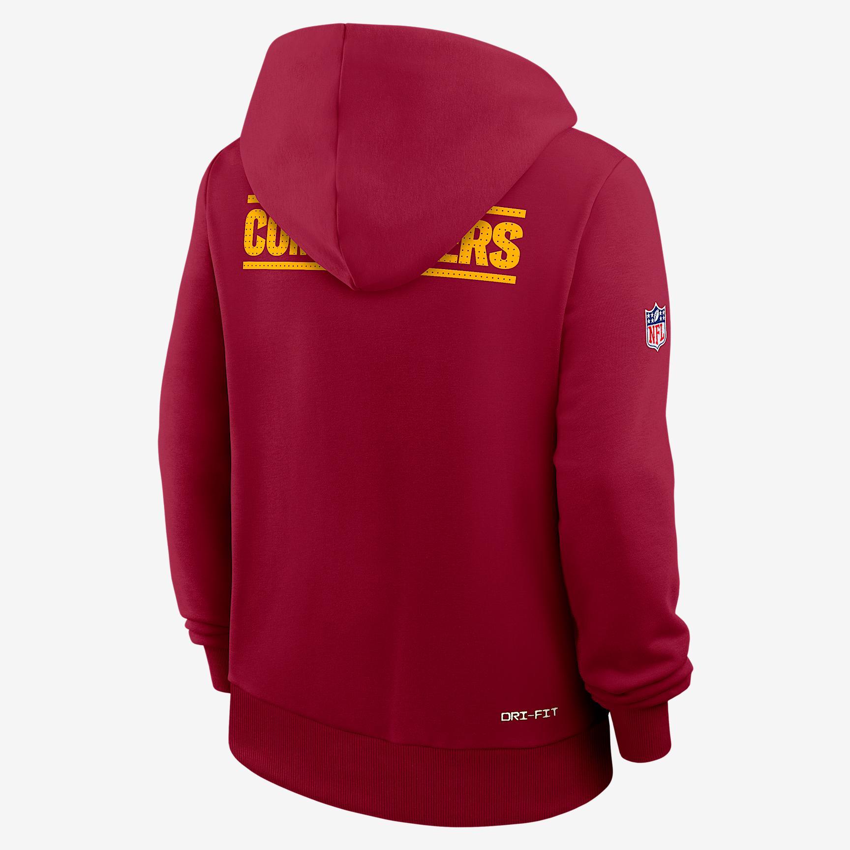 Washington Commanders Sideline Women's Nike Dri-FIT NFL Pullover Hoodie Product Image