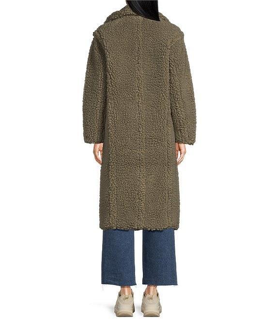 UGG Gertrude Long Teddy Double Breasted Notch Lapel Coat Product Image