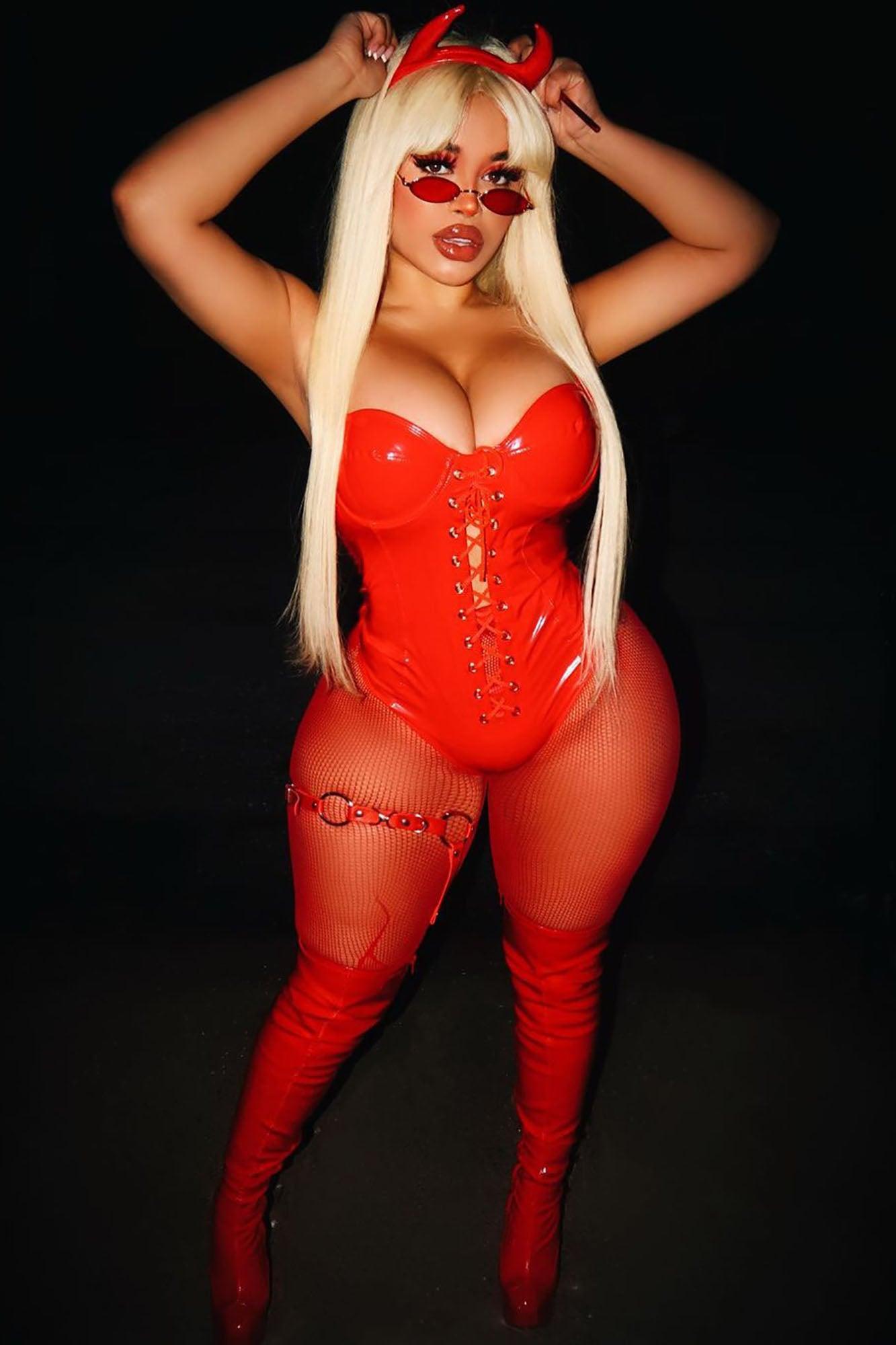 Hell and Back Devil 2 Piece Costume Set - Red Product Image