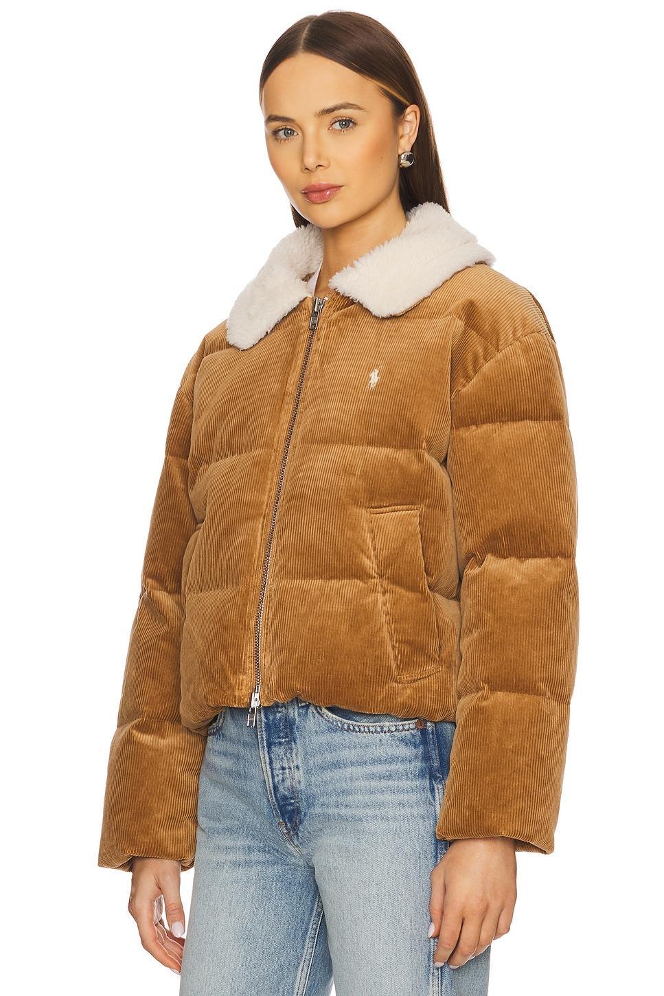 Quilted Corduroy Down Jacket Polo Ralph Lauren Product Image
