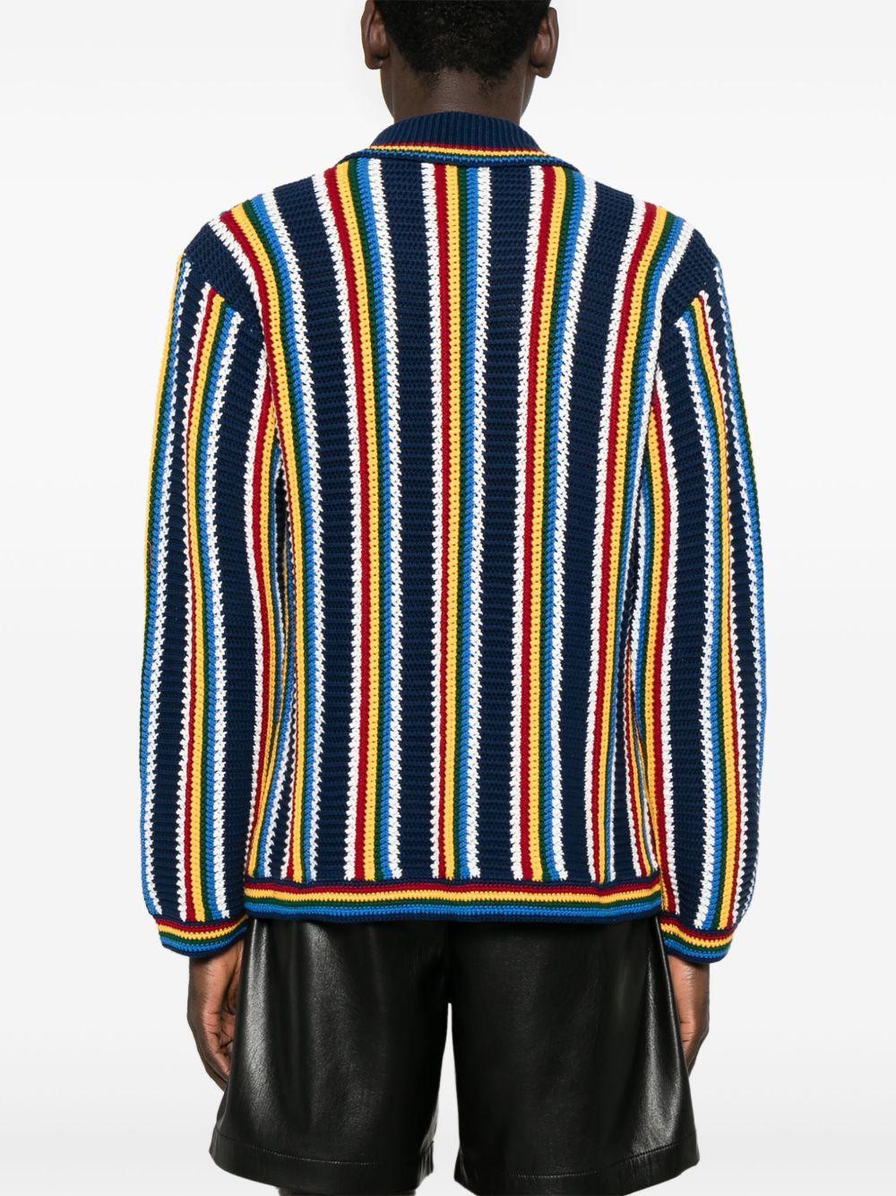 crochet-knit cardigan Product Image