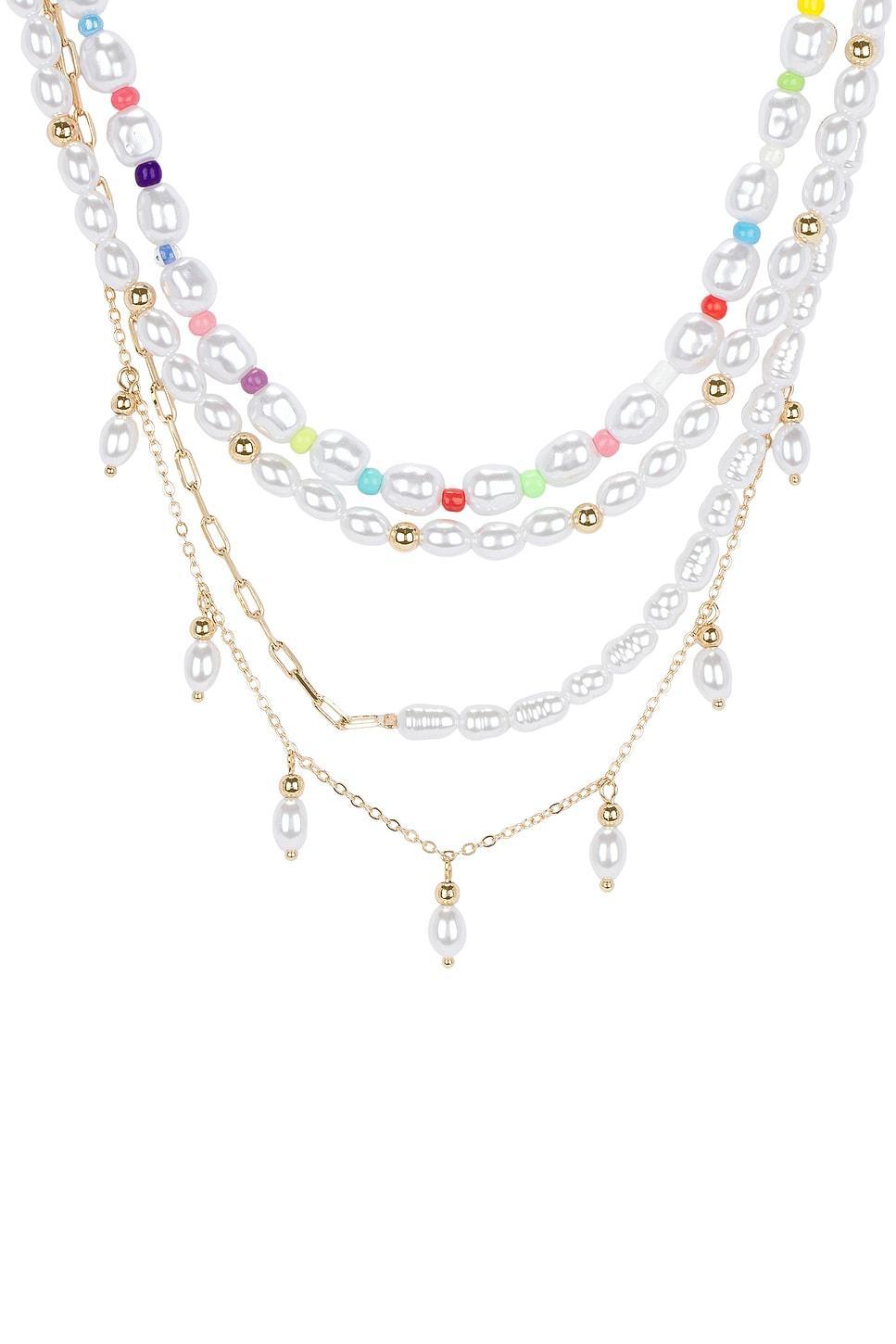 Layered Beaded Pearl Necklace 8 Other Reasons Product Image