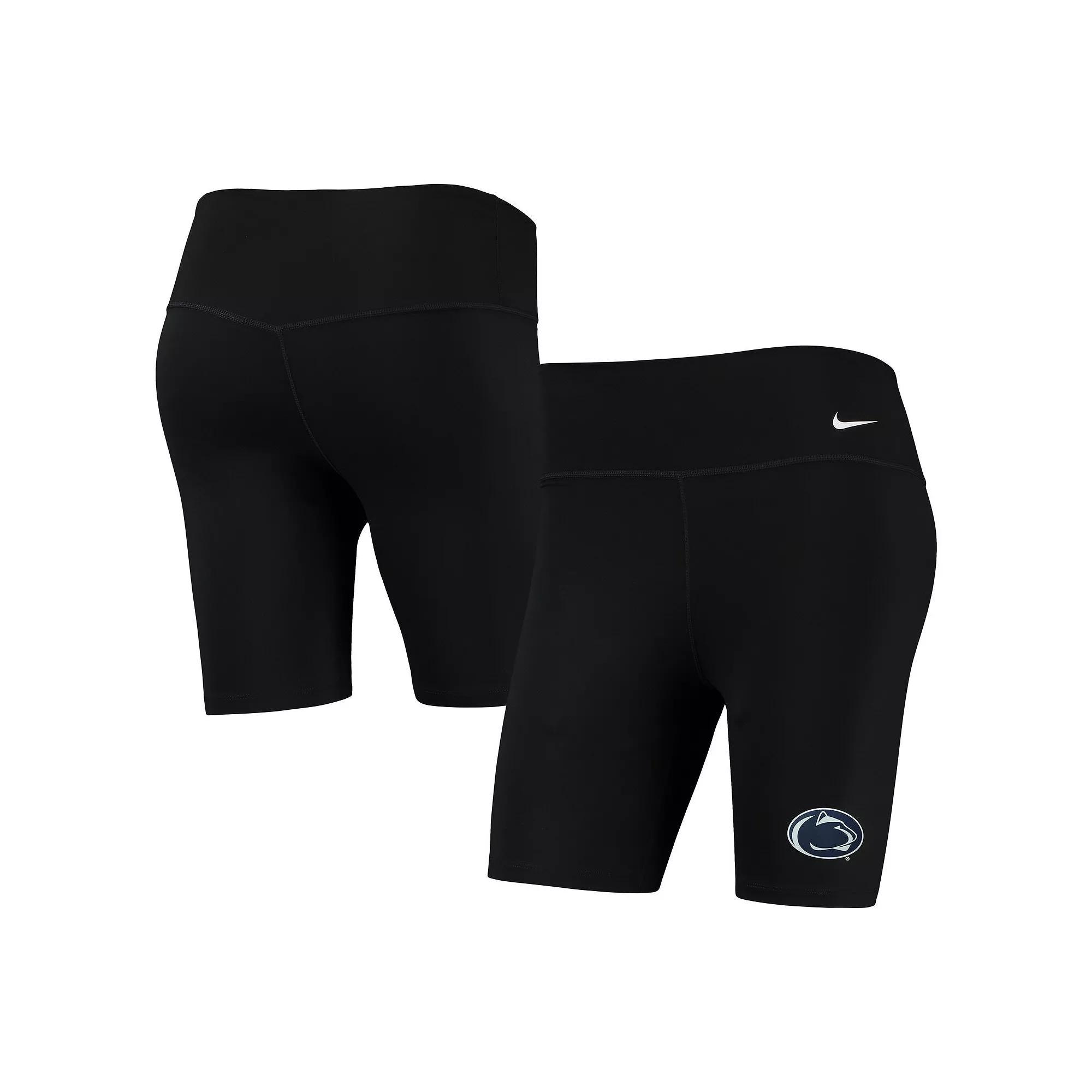 Women's Nike Black Penn State Nittany Lions Biker Performance Shorts, Size: XS Product Image