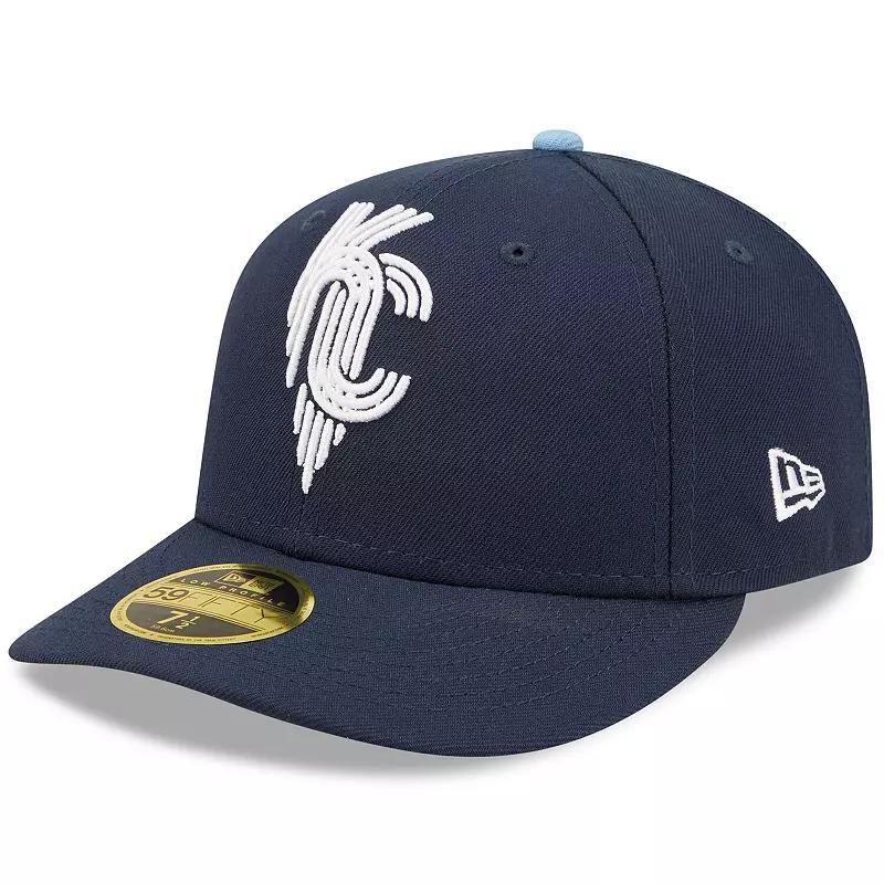Men's New Era Navy Kansas City Royals 2022 City Connect Low Profile 59FIFTY Fitted Hat, Size: 7 7/8, Blue Product Image