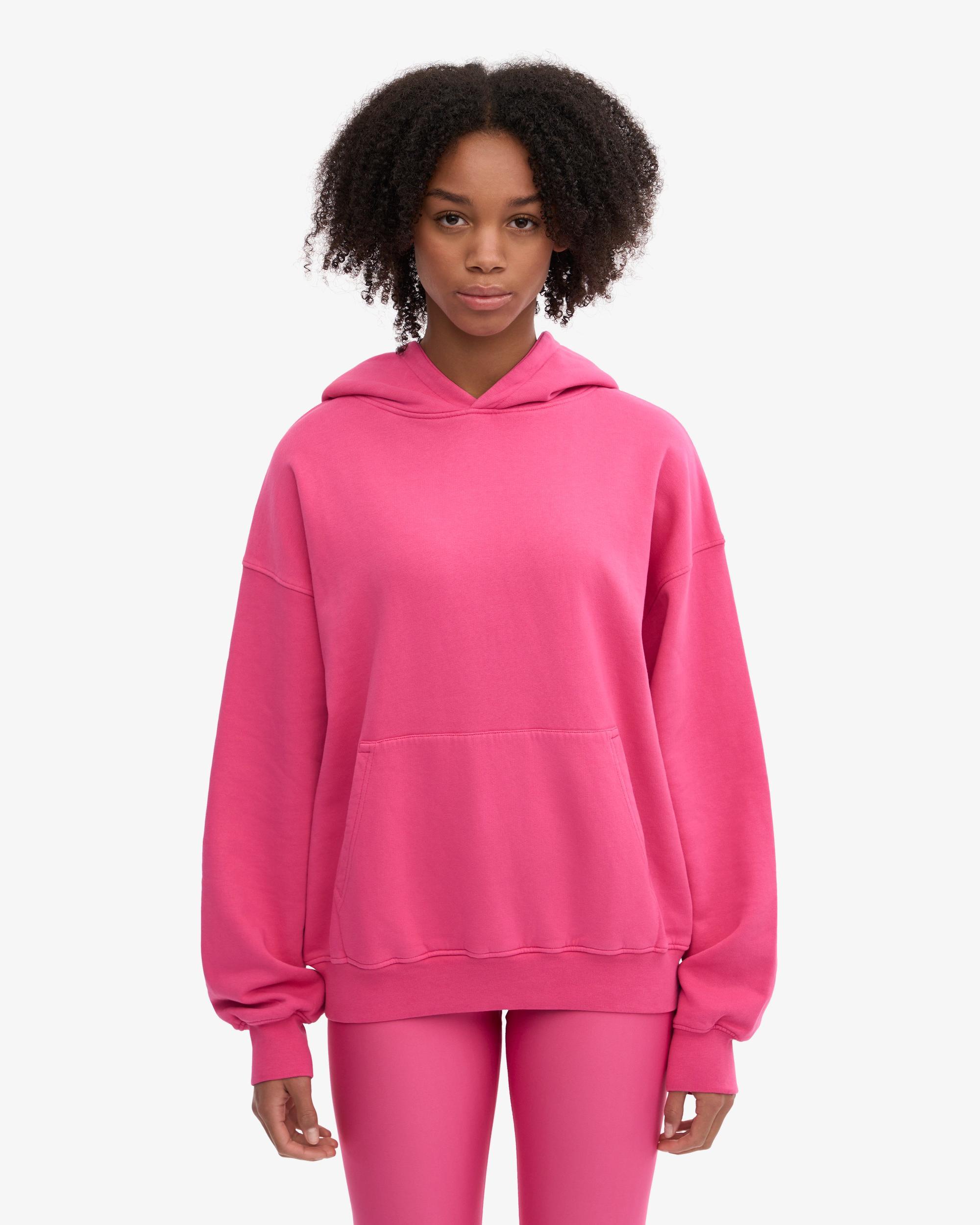 Organic Oversized Hood - Bubblegum Pink Product Image