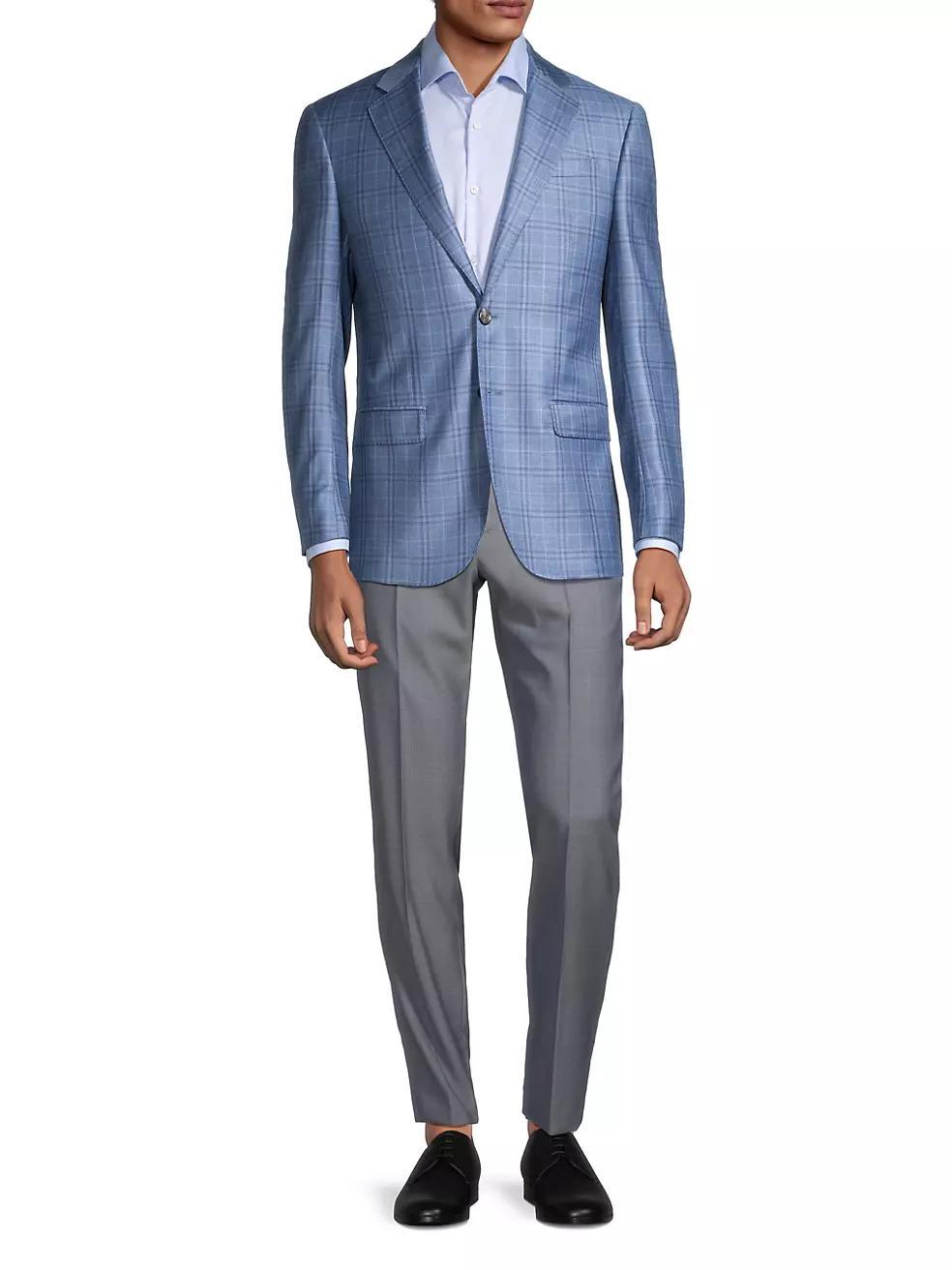 Plaid Wool Sportcoat Product Image