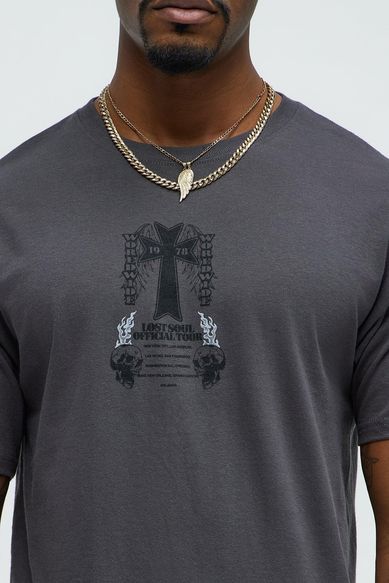 Worldwide Lost Soul Short Sleeve Tee - Charcoal Product Image