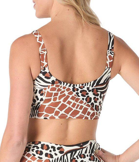 Coco Reef Wild Medley Inspire Animal Print High Waist Swim Bottom Product Image