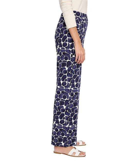 NIC + ZOE Knit Geo Pebble Wide Leg Pant Product Image