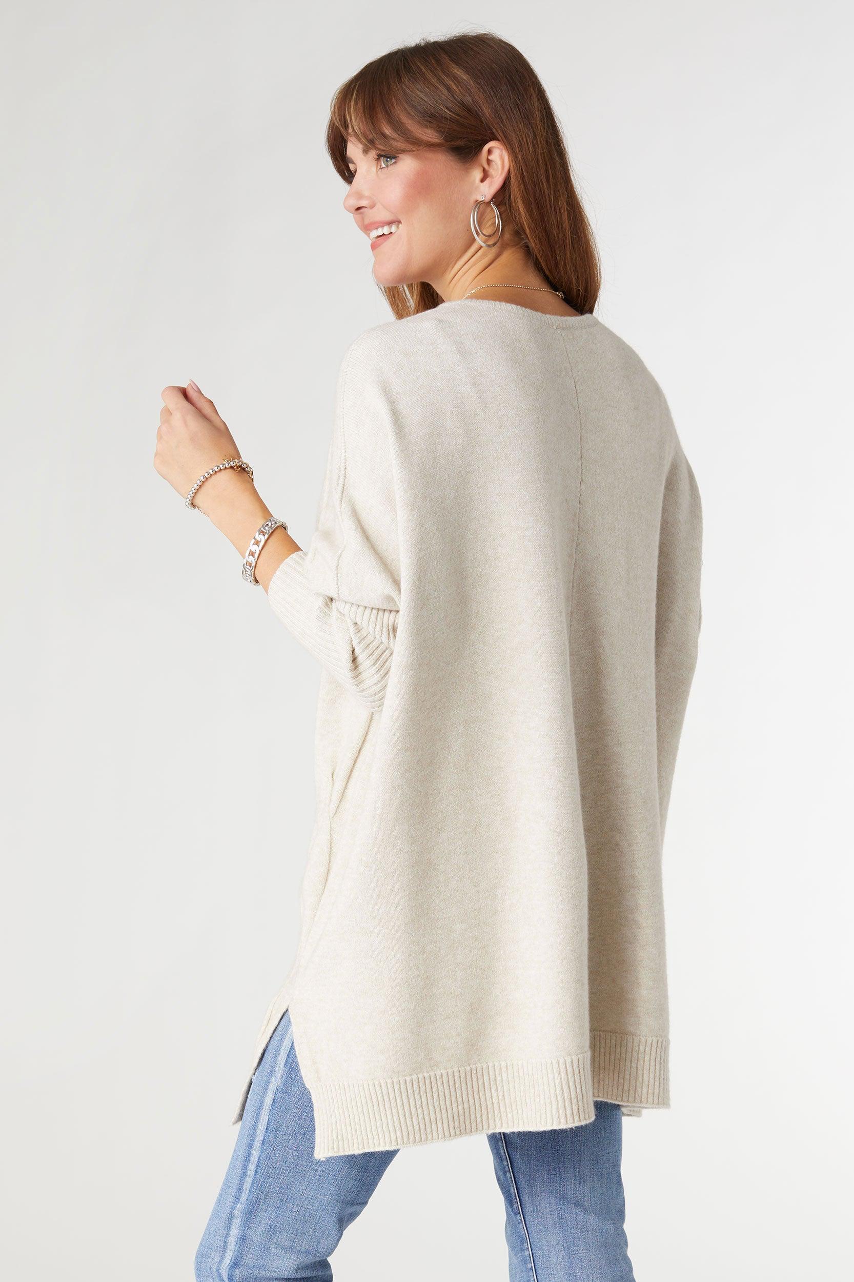 Relaxed Cableknit Sweater Product Image
