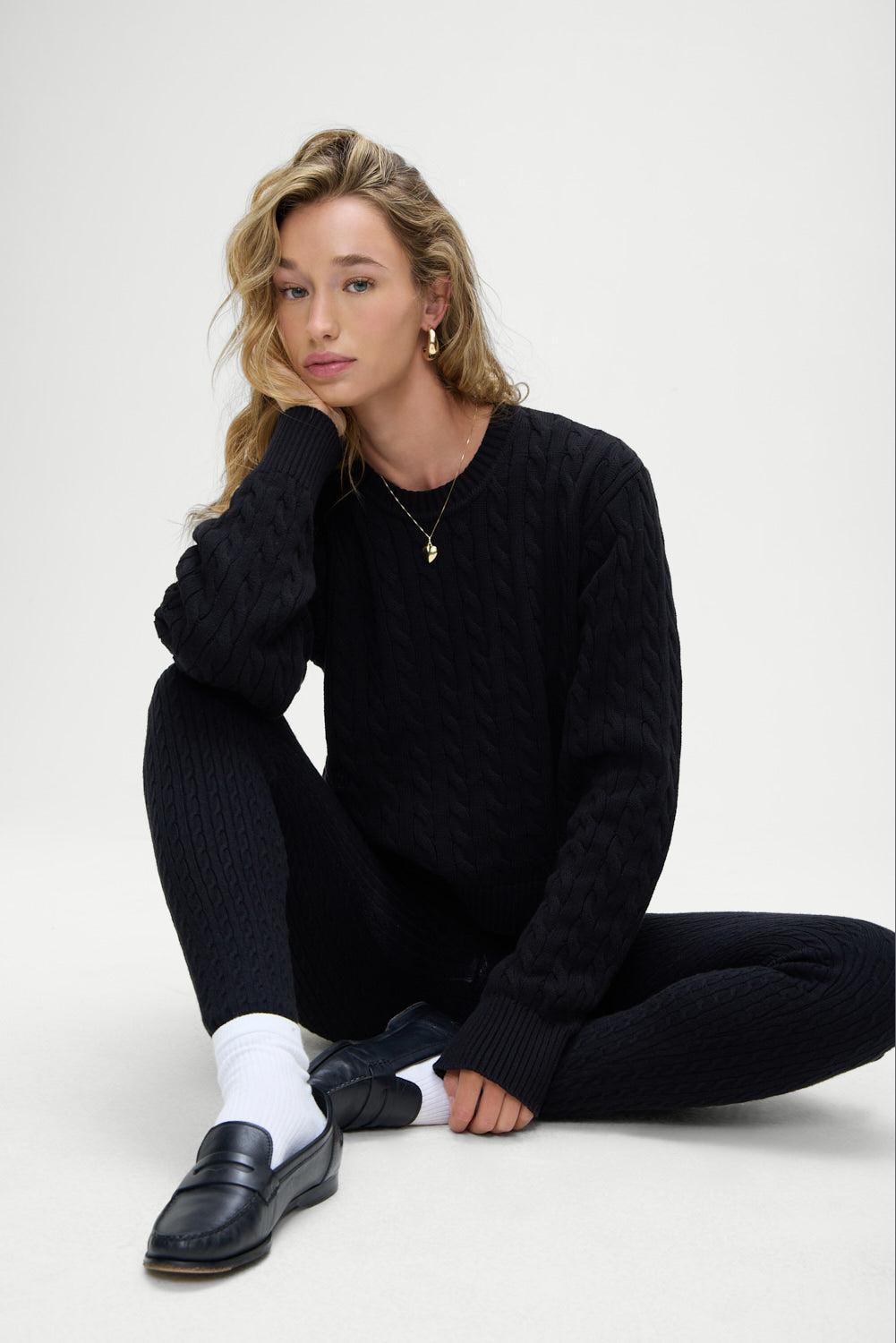 Bodin High Waisted Leggings - Black Product Image