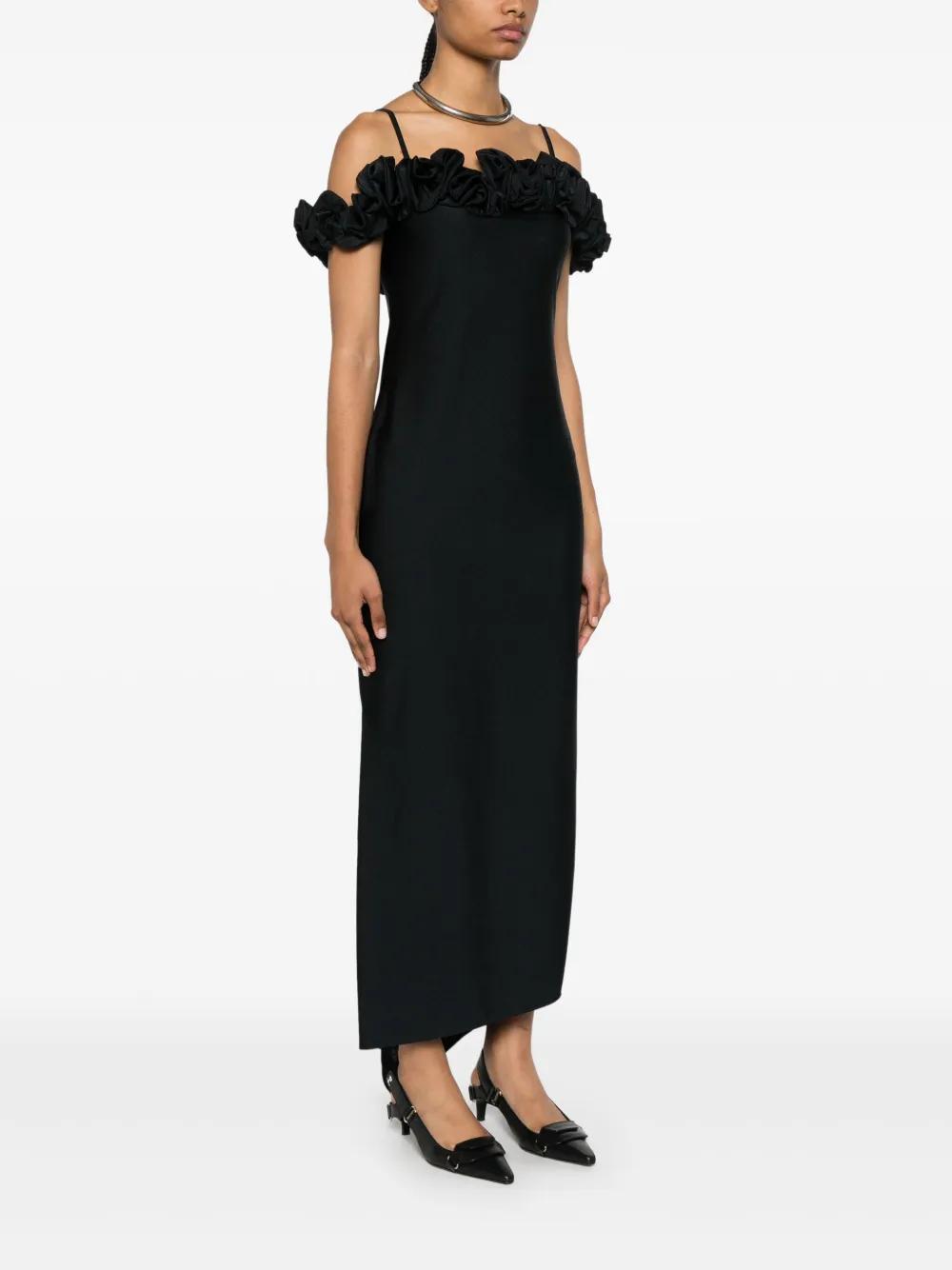 ruffle-detail maxi dress Product Image