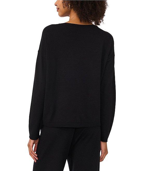Vince Camuto Crew Neck Long Sleeve Top Product Image
