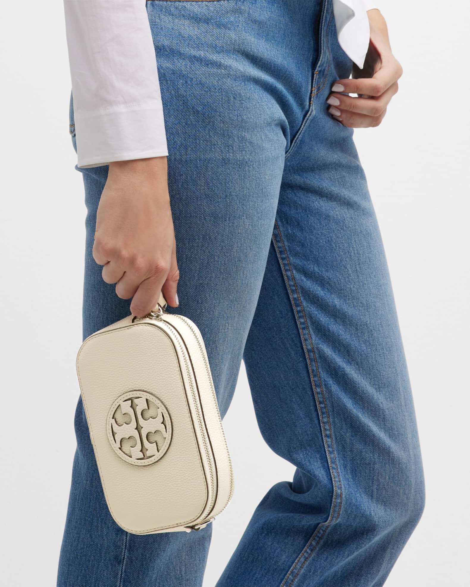 Womens Mini Miller Leather Crossbody Bag Product Image