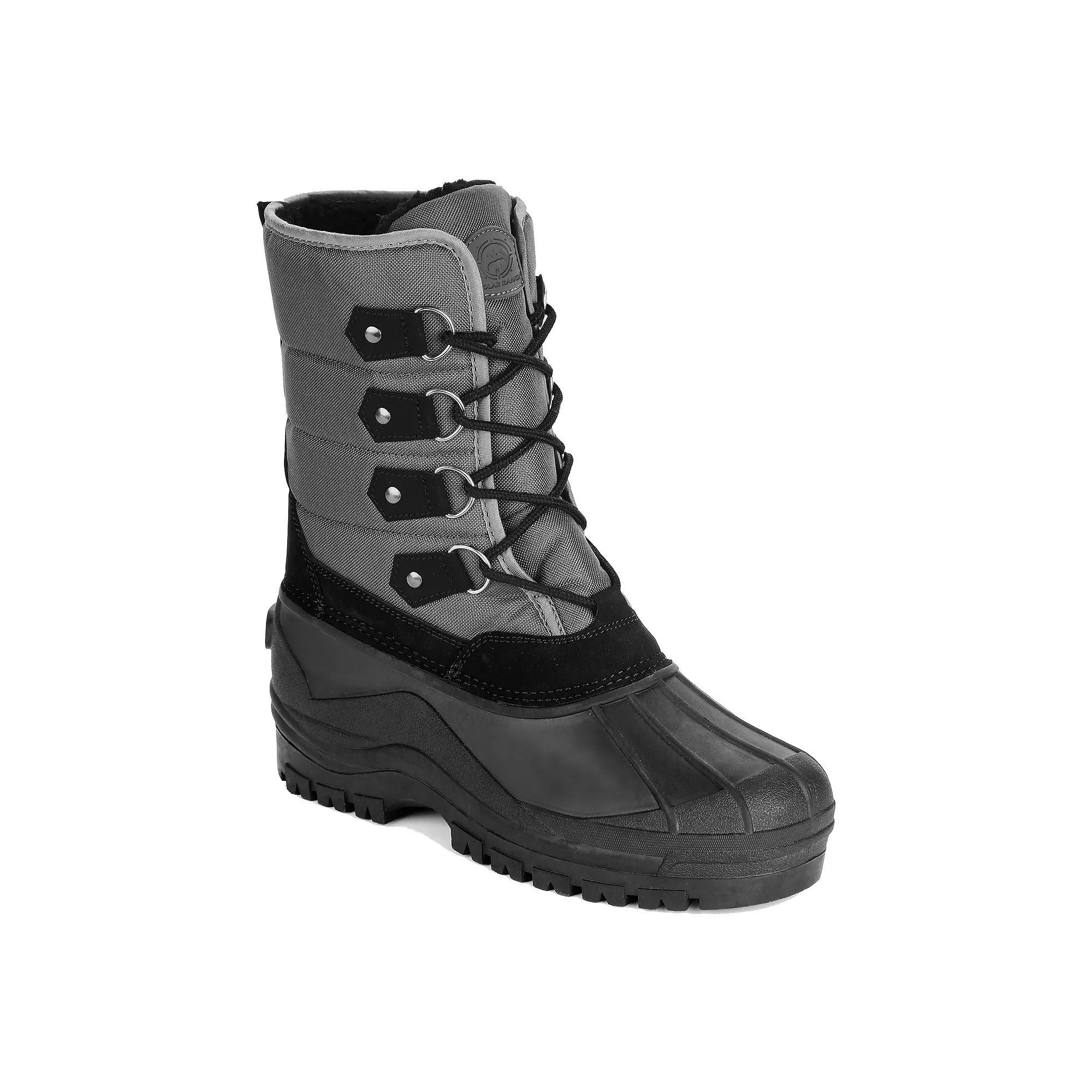 Polar Range Men's Peak Snow Boots, Size: 12, Gray Product Image