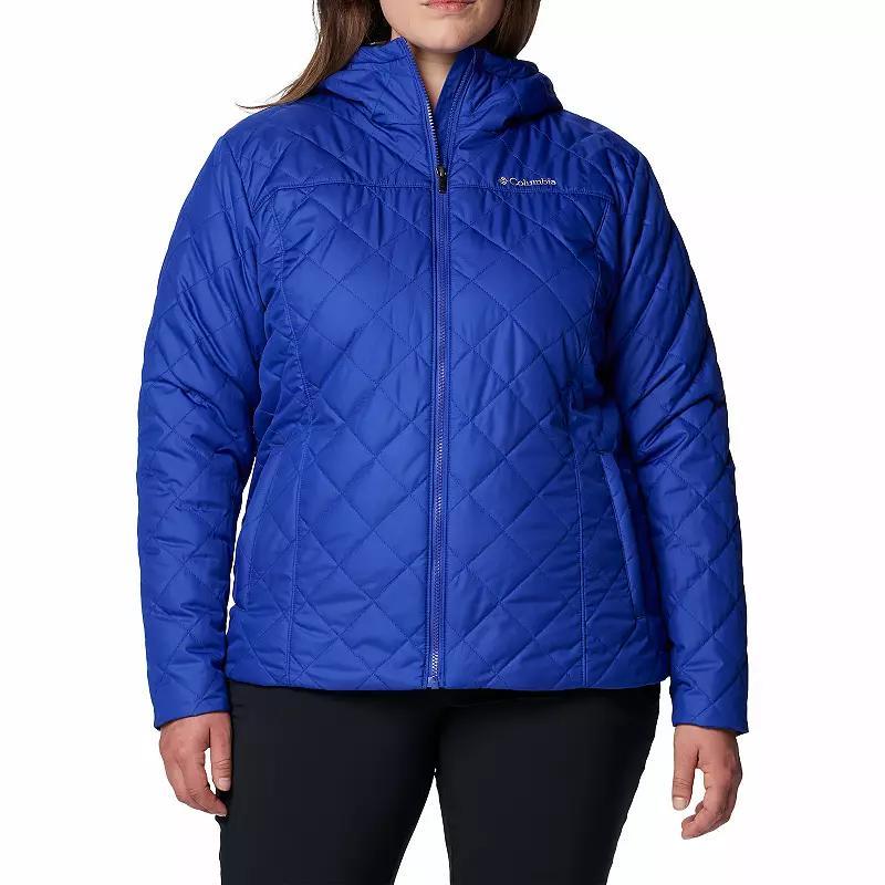 Plus Size Columbia Copper Crest II Hooded Jacket, Women's, Size: 1XL, Stone Green Product Image