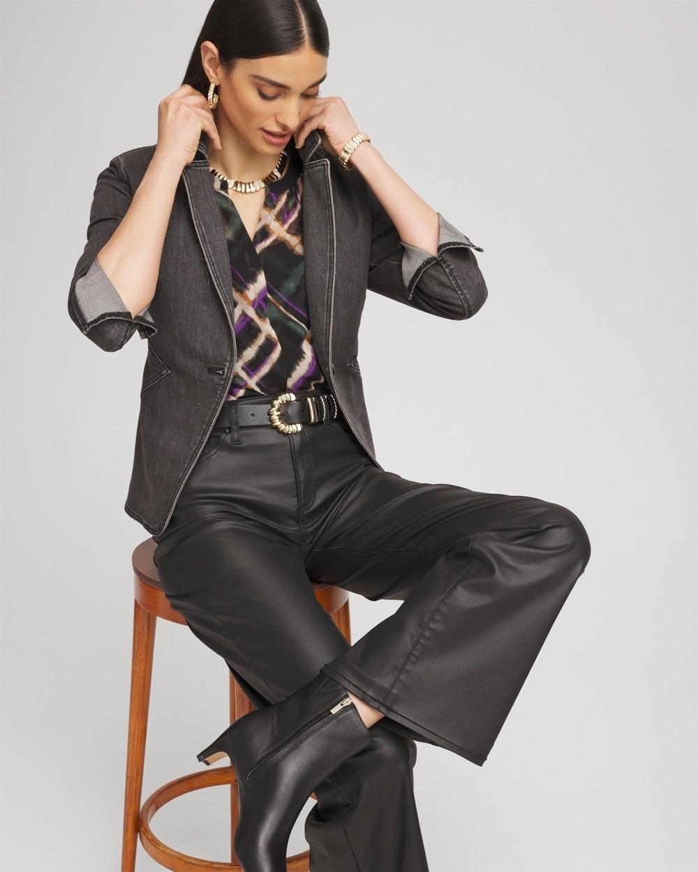 Denim Blazer Product Image